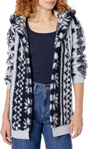 Tommy Hilfiger Women's Flyaway Shrpa W/Hood in Saudi Arabia