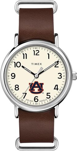 Men's Collegiate Weekender 40mm Quartz Leather Strap in Saudi Arabia