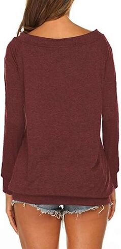 wishcart Made in 72 Printed 50th Birthday Off Shoulder Round Neck T-Shirt Tops Women in Saudi Arabia