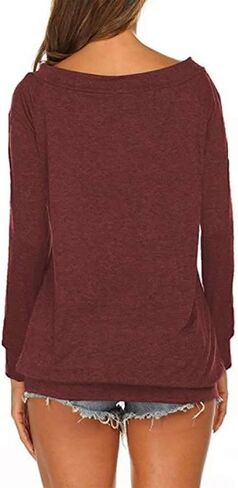 wishcart Made in 72 Printed 50th Birthday Off Shoulder Round Neck T-Shirt Tops Women in Saudi Arabia