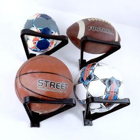 Ball Holder Wall Mount Sports Ball Organization Rack Display Shelf Storage for Football,Basketball,Soccer Wall Decor
