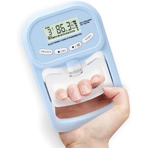 Hand Grip Strength Tester,Electronic Hand Grip Dynamometer,Digital Hand Grip Strength Trainer for Physical Training Gauge 396 Lbs for Sport Home School