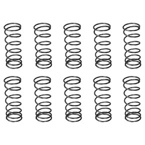 1.2x16x40mm(DxODxL) Compression Spring - 10Pack - Good for Machinery - Spring Steel Extension Spring - Black
