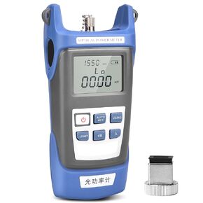 Fiber Optic Cable Tester, Portable Optical Fiber Power Meter FC/SC/ST Universal Interface Fiber Tester for CATV Test, CCTV Test and Telecommunication (Fiber Tester)