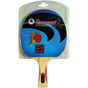 Tsunami Ping Pong Paddle - Pips-In Rubber On Both Sides For Maximum Spin - Martin Kilpatrick (MK) Racket Series - Recommended For Beginning Level Players