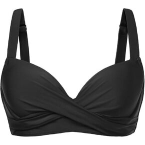 Women Underwire Bikini Top - Push Up Swim Top Only Bra Padded Swimsuit Tops 2025 Bathing Suit Tops