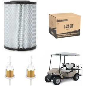 10L0L Upgraded Golf Cart Air & Fuel Filter for Club Car, EZGO Marathon 1973-1994 Gas Cart Relace# 1013379 1012506 14416-G1