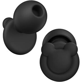 Ear Plugs for Sleeping Noise Reduction, Hearing Protection Ear Plugs for Sleep, snoring, Study, Super Soft with 8 Ear Tips in XS/S/M/L (Black)