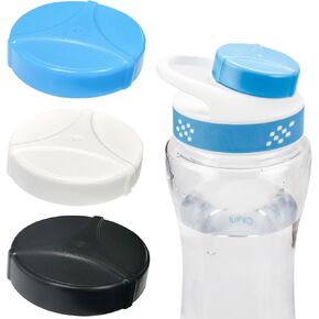 3 pcs Lid for Cirkul Water Bottle,Lid Compatible with Cirkul Bottle，Lid Applicable to for Cirkul Bottle of (Black/White/Blue)