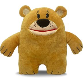 Tupelo Bear 8" Tooth Fairy Pillow, Fun and Interactive Plush Toy with Pocket for Lost Teeth