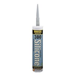 BOSS 380 (Clear) RTV Silicone Sealant/Adhesive - (1 Tube 10-oz) Contractor Industrial Grade, Window & Door in Saudi Arabia
