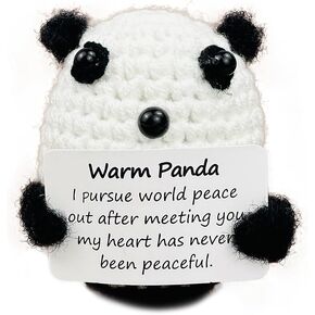 Positive Crochet Bee Funny Cute Encouragement Novelty Doll,Surprise Toys for Boys and Girls (Bee)