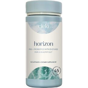 Cielo Daily Horizon Prebiotics - Probiotics for Men and Women - Daily Probiotics 20 Billion CFU for Adults Gut Health - Contains Digestive Enzymes Blend for Digestion of Nutrients (45 Day Supply)