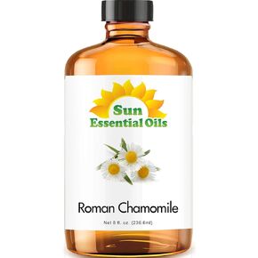 Sun Essential Oils 8oz - Chamomile Essential Oil - 8 Fluid Ounces - Chamomile Oil