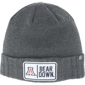 ZHATS Standard NCAA Officially Licensed Beanie Hat Ranger Patch Defer Light Gray, Grey, One Size