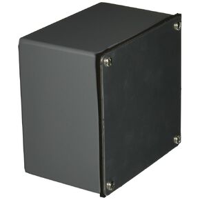Hoffman A664GSC Galvanized Box/Screw Cover, 6.00" x 6.00" x 4.00"
