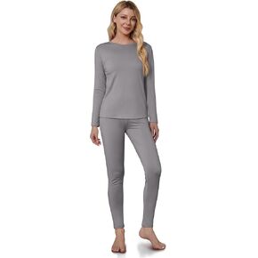 VZV Thermal Underwear for Women, Long Johns for Women Thermal Sets Fleece Lined Base Layer Women Thermals Top and Bottom Set in Kuwait