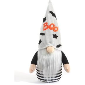 Giftcraft Boo Gnome Plush Décor, 16-inch Height, Fabric, Hallowen, Home Décor, Holiday Tradition