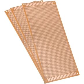 uxcell® 10x22cm Single Side Universal Paper Printed Circuit Board for DIY Soldering 3pcs
