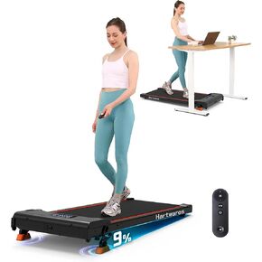 Walking Pad Treadmill Under Desk Treadmill,Walking Pad Treadmills for Home Portable Treadmill with Remote Control,2.5HP Brushless Motorized Walking Treadmill,2 in 1 Treadmill for Home Office