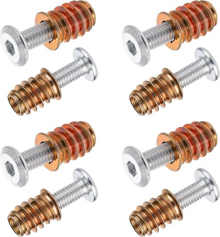 16 مجموعة M6x25 الأثاث المسمار الجوز الخيوط عرافة المقبس محرك M6x15 المسمار في المكسرات البراغي موصل التثبيت لمسامير الأثاث والمسامير (M6x25mm) in Saudi Arabia