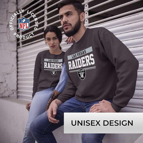 سويت شيرت بأكمام طويلة من NFL للبالغين بياقة دائرية - ابق دافئًا ومثل فريقك بأناقة in Saudi Arabia