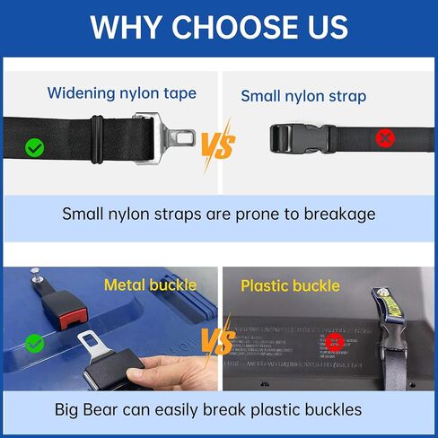 Bear Proof Trash Can Lock，(2PCS) Trash Can Locks for Animals，Trash Can Lid Lock for Raccoons Garbage Can Lock Racoon Proof Trash Can Trash Can Straps for Raccoons Bear Proof Garbage Can in Saudi Arabia
