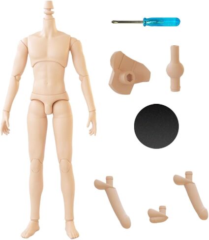 YMY Female Doll Body Obitsu22 Obitsu24 BJD girl Doll for GSC, Blythe,ICY,1/6 Scale Bjd Doll Head (normal white-22cm) in Kuwait