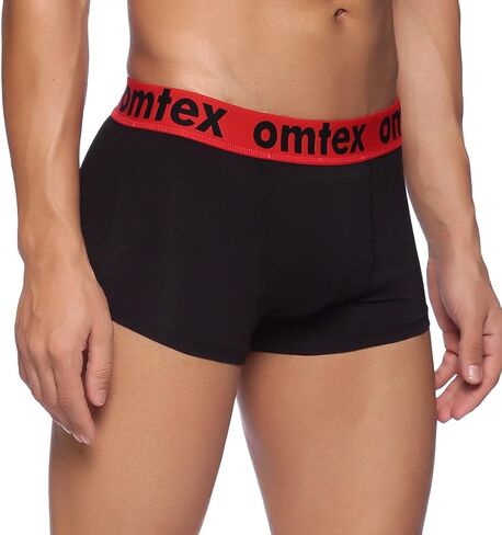 شورت رياضي رياضي داعم قابل للتمدد مغطى بالكامل بجيب كأس رياضي مثالي للتمرين والرياضة سريع الجفاف ماص للرطوبة ملابس داخلية بوكسر أسود - 2X-Large in Kuwait