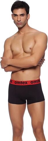 شورت رياضي رياضي داعم قابل للتمدد مغطى بالكامل بجيب كأس رياضي مثالي للتمرين والرياضة سريع الجفاف ماص للرطوبة ملابس داخلية بوكسر أسود - 2X-Large in Kuwait