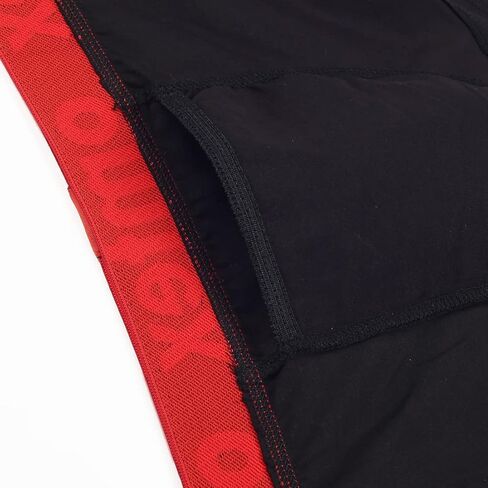 شورت رياضي رياضي داعم قابل للتمدد مغطى بالكامل بجيب كأس رياضي مثالي للتمرين والرياضة سريع الجفاف ماص للرطوبة ملابس داخلية بوكسر أسود - 2X-Large in Kuwait