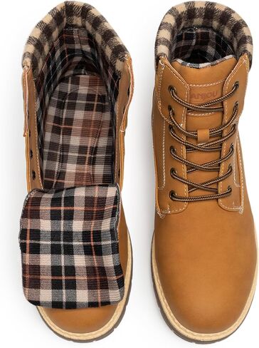 ANJOUFEMME Winter Hiking Boots Men Waterproof, Warm Work Trekking Boots for Men in Saudi Arabia