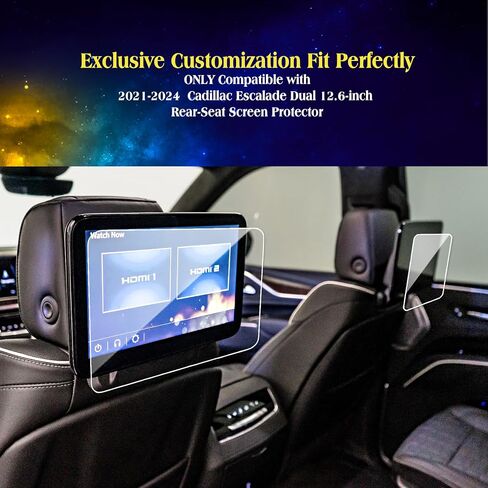 2Pack 2024 Mustang Compatible with 2025 2024 Mustang Integrated Screen Protector 2024 Ford Mustang Dark Horse / GT Premium Fastback 13.2In Nav. & 12.4In Dash Screen Protector Mustang Accessories 2024 in Kuwait