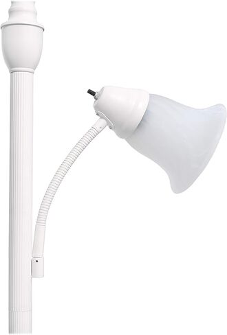 Elegant Designs LF2003-RBA 2 Light Mother Daughter Floor Lamp with Amber Marble Glass Shades, Restoration Bronze and Amber in Kuwait