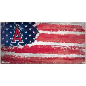 Fan Creations MLB Los Angeles Angels Unisex Los Angeles Angels Flag Sign, Team Color, 6 x 12 (M1007-Angels)
