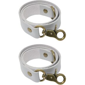 yueton 2PCS PU Leather Curtain Straps Curtain Folding Rope Leather Curtain Buckle Curtain Collar Curtain Rope Tie for Home Bedroom Decoration