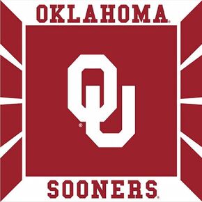 NCAA Oklahoma Sooners 16-Pack Luncheon Napkins