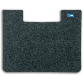 Disposable Commode Mats, Odor Eliminating, Non-Slip Adhesive, Case of 12, Charcoal, Made in The USA
