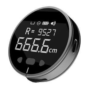 Electronic Digital Tape Measure, 328ft LCD Display Rechargeable Rolling Measuring Tool, Versatile and High Accuracy, for Work, Construction, Body, Sewing