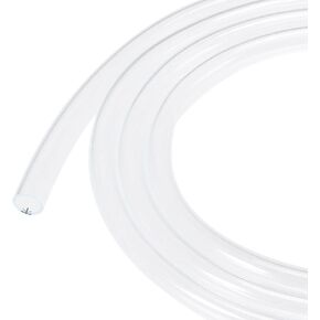 TOP-VIGOR 20mm ID 25mm OD PVC Clear Vinyl Tubing, 1M Length Food Grade Flexible Water Pipe, Plastic Tube for Transfer Water, Oil, Air, Powders & Fine Granules