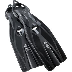 Seac F1 S, Ultra Light Scuba Diving fins with Sling Strap