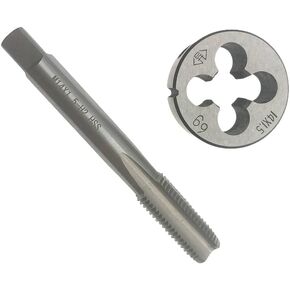 M14x1.5 مجموعة الصنبور والقالب لليد اليمنى، M14 x 1.5 مجموعة أدوات الصنبور والقالب الدائري HSS M14X1.5 مجموعة قوالب الصنبور RH أدوات يدوية in Kuwait