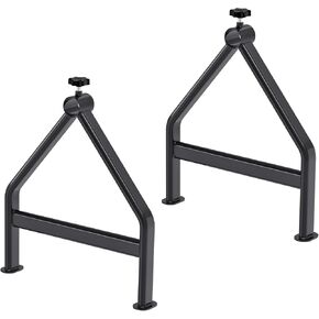 Wire Spool Rack, Portable Cable Caddy, Swivel Caster Wheels with Brake, Steel Fully welded Wire Rack Dispenser for up to 28" Diameter Spools, 220 lbs Capacity, Black