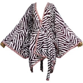 Summer cotton Women Lace sequins Cardigan fashion sexy Boho African Holiday free size long Sleeve Robe kimono
