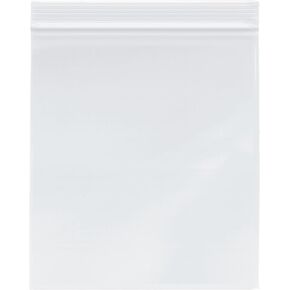 Plymor 7" x 8" (Pack of 100), 2 Mil Zipper Reclosable Plastic Bags