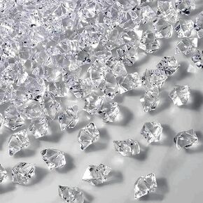 1000Pcs Multicolor Fake Crush Ice Rocks, Mini Vase Fillers Small Acrylic Diamonds for Centerpieces Home Party Table Scatter, 0.5in Plastic Gems for DIY Crafts