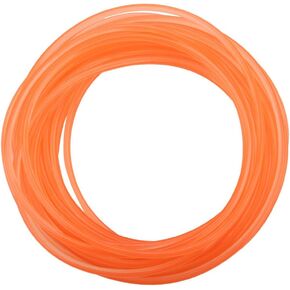 Polyurethane Round Belt, Orange Color Round PU Polyurethane Belt 4mm Appearance Belting for Drive in Packaging Machine Printing Machine (4mm*10m)