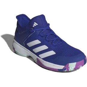 adidas Ubersonic 4 Sneaker, Lucid Blue/White/Purple Burst, 5.5 US Unisex Big Kid