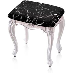 Vintage Floral Rectangle Stool Covers Bar Stool Covers Set of 2 Stretch Vanity Stool Covers Soft Stool Chair Covers Saddle Stool Cover Barstool Covers Slipcovers Bench Seat Protector