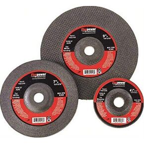 Firepower 1423-2188 4-1/2-Inch x 1/4-Inch x 7/8-Inch Depressed Center Grinding Wheels, Type 27 5 Piece Pack